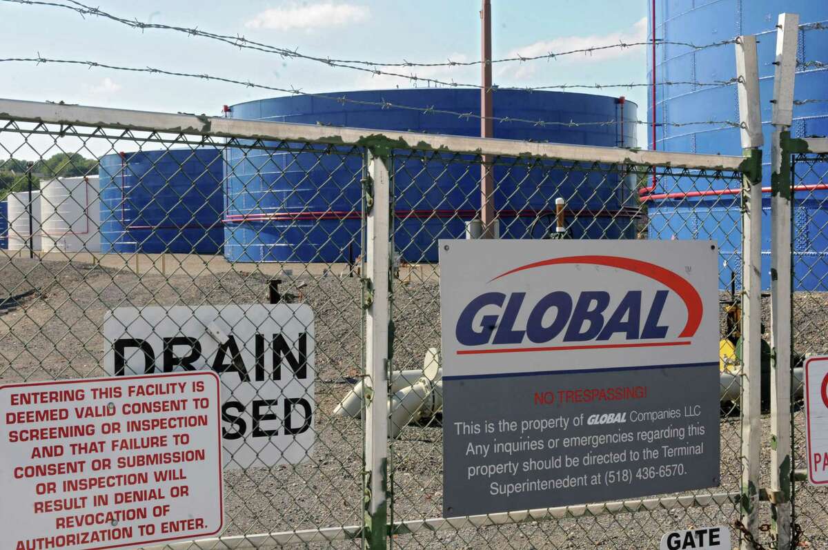 View of Global oil tanks at the Port of Albany Wednesday, Aug. 8, 2012 in Albany, N.Y. (Lori Van Buren / Times Union)