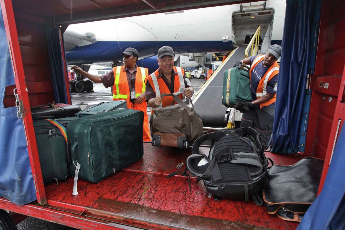 Now arriving on time Your flight and suitcase