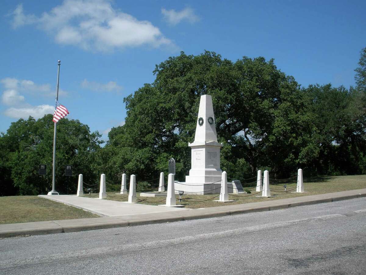 A 36-star flag, the nation's symbol after the Civil War, always flies at half-staff at the Treue der Union Monument in Comfort. The monument, dedicated in 1866, is the oldest Civil War monument in Texas, and the burial site of Unionists killed at the Aug. 10, 1862 Battle of Nueces.