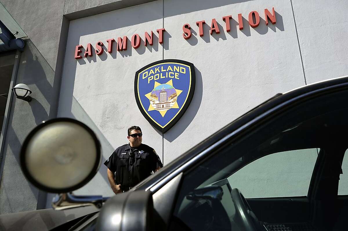 Sgt. Dom Arotzarena is photographed at the Eastmont Police Station in Oakland, CA Thursday August 9th, 2012