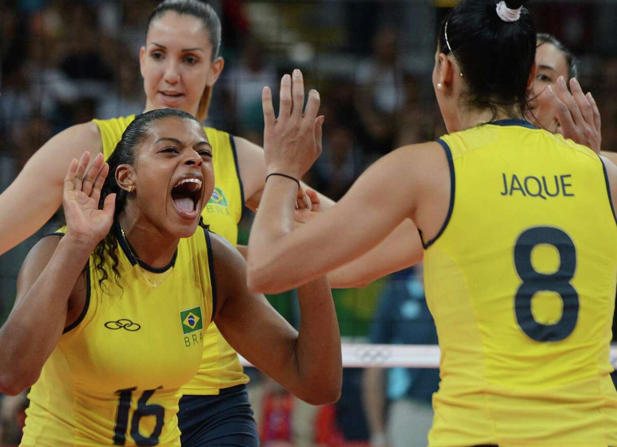 Hooker, U.S. fall to Brazil in volleyball final