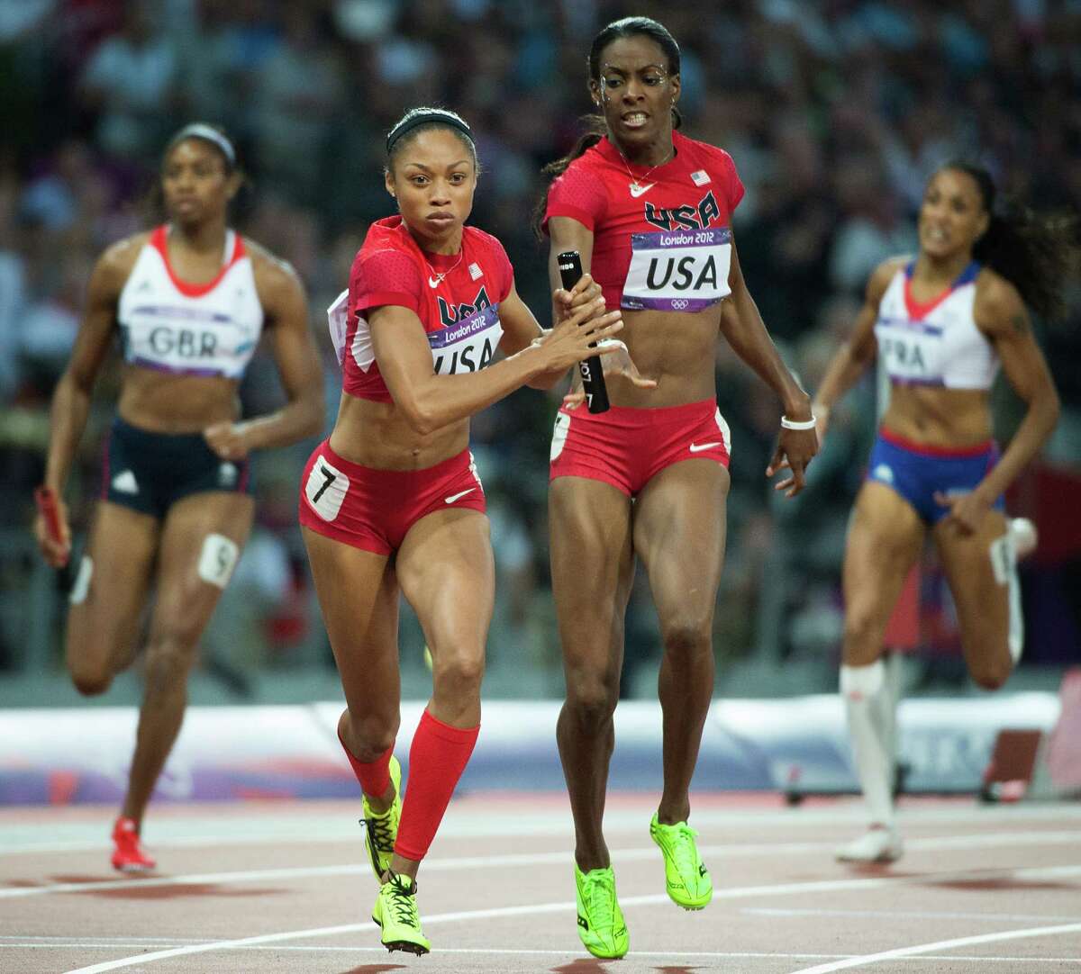 Track And Field U S Felix Jamaica S Bolt Claim 3rd Golds In Relays