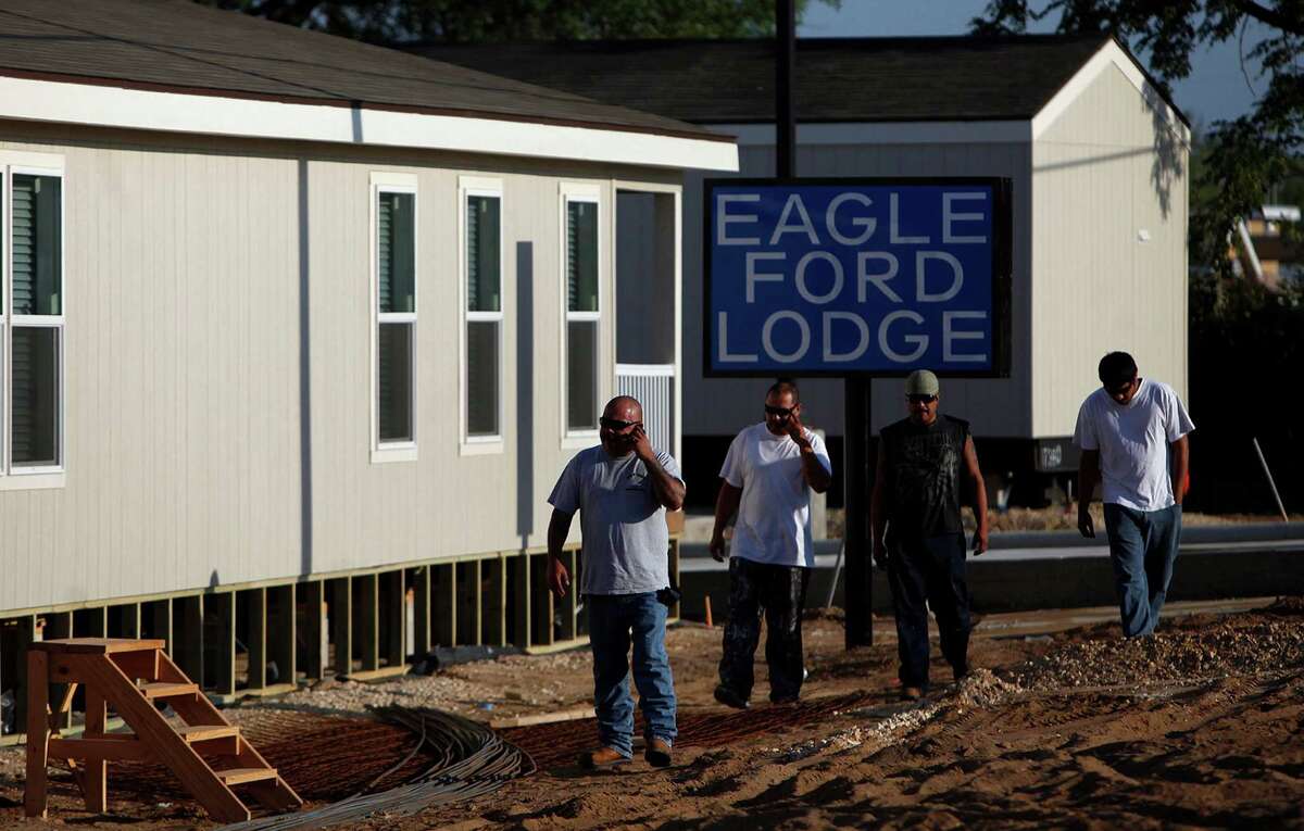The Eagle Ford Lodge is being built for workers flocking to cash in on Pleasanton’s oil and gas drilling boom.