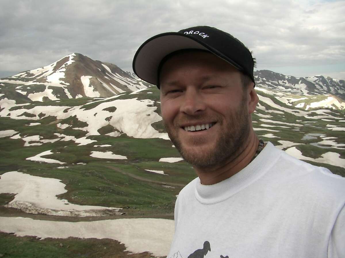 Michael Popov at Hardrock 100-mile endurance run with 6,000 feet of elevation gain, in Colorado