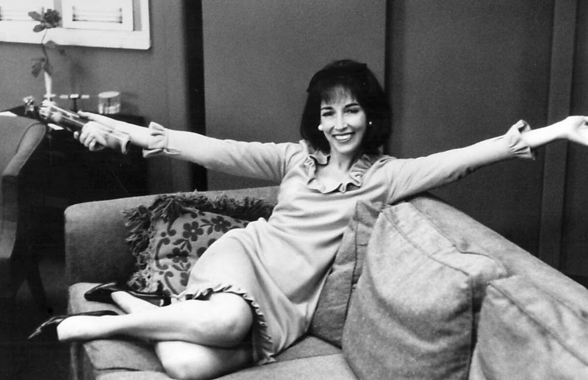 Helen Gurley Brown on her first day as editor-in-chief of Cosmopolitan (1965).