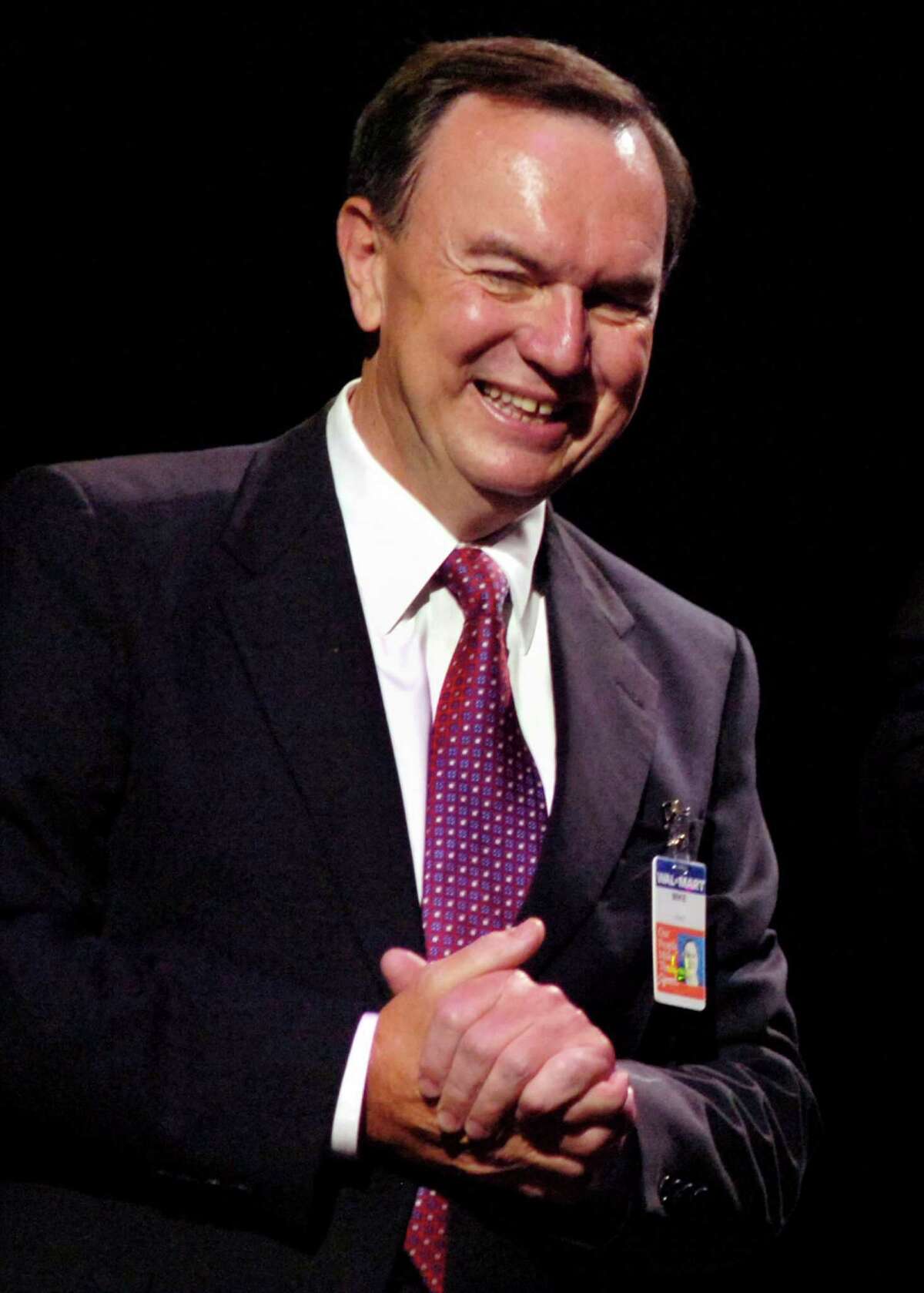 **FILE** In this June 1, 2007 file photo, of Vice Chairman Michael Duke during the annual Wal-Mart shareholders meeting in Fayetteville, Ark. Duke has been named, Friday, Nov. 21, 2008, to replace Lee Scott as CEO of Wal-Mart in Feb. 2009. (AP Photo/April L. Brown, File)