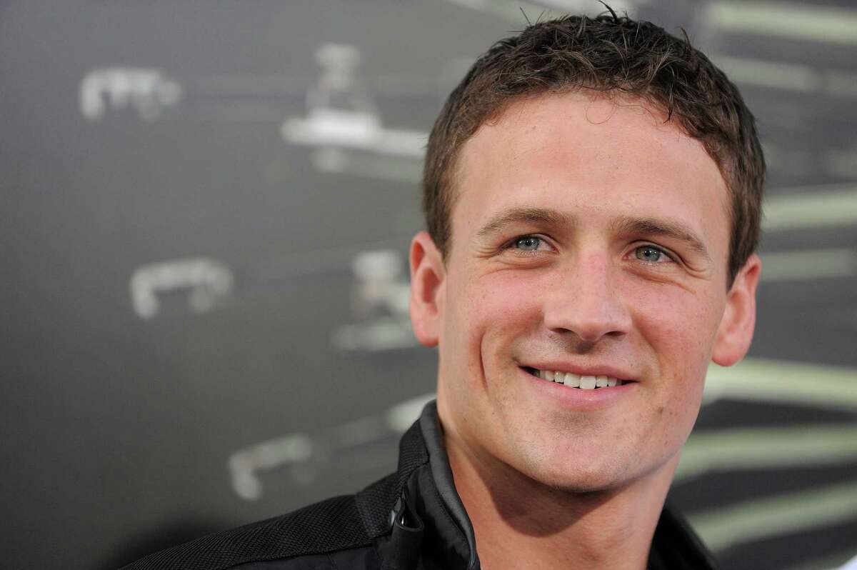 Ryan Lochte attends the premiere for "The Expendables 2" at Grauman's Chinese Theatre on Wednesday, Aug. 15, 2012 in Los Angeles. (Photo by Jordan Strauss/Invision/AP)