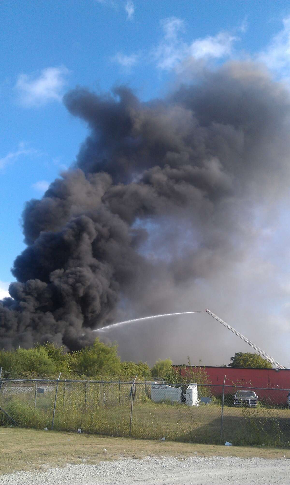 Warehouse destroyed by morning inferno
