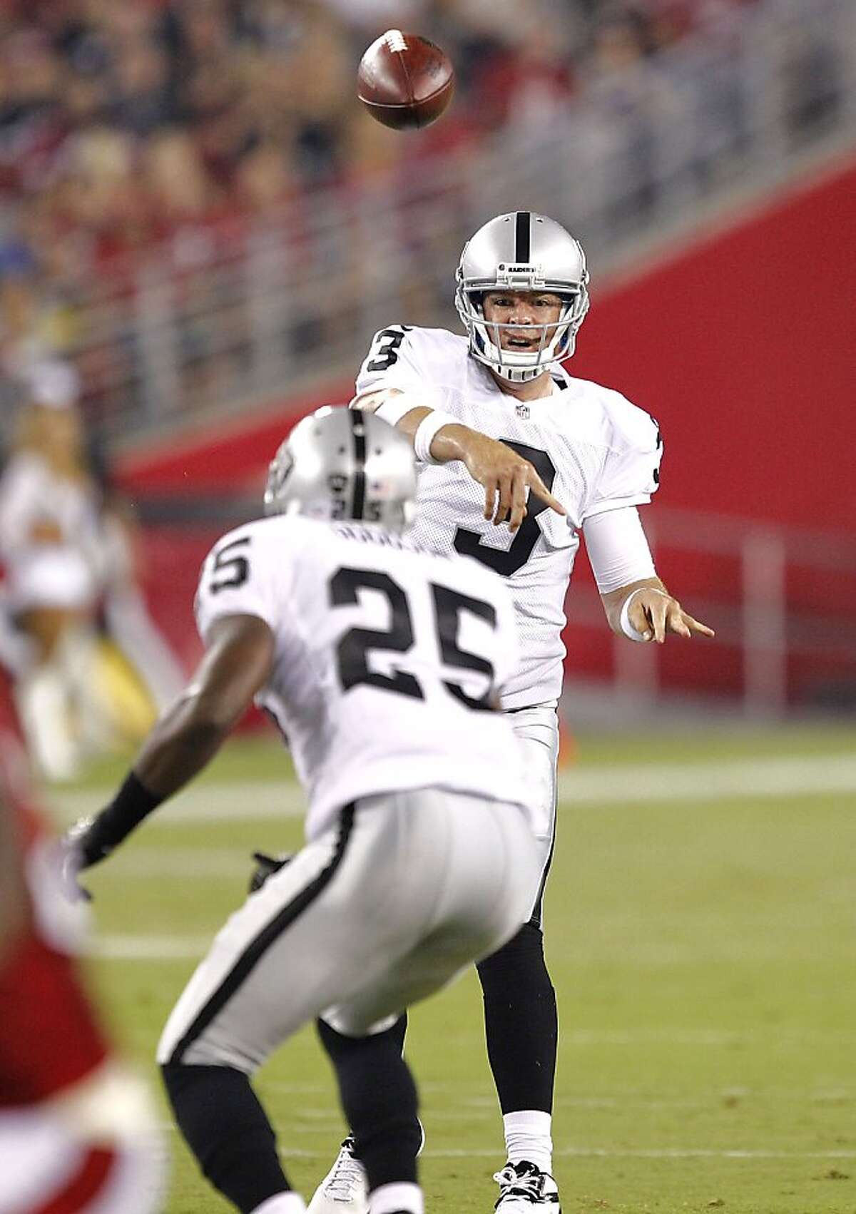 Raiders' starters look shaky in Arizona