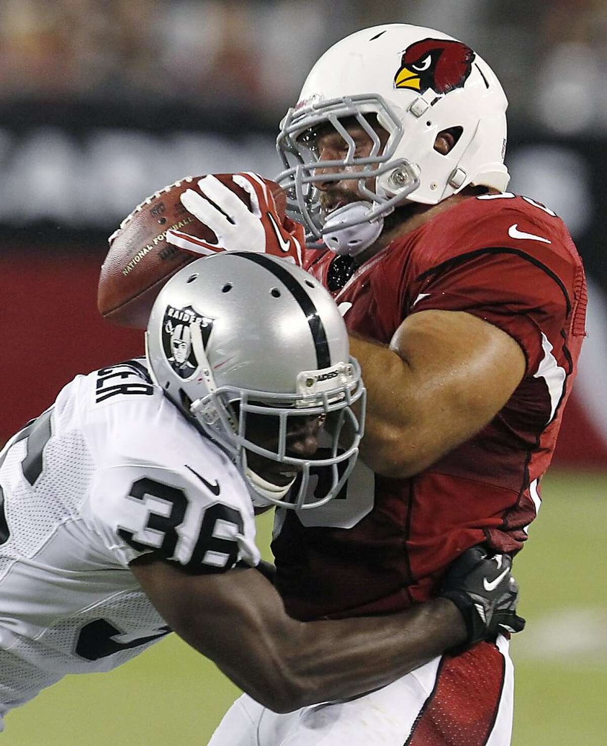 Raiders' starters look shaky in Arizona