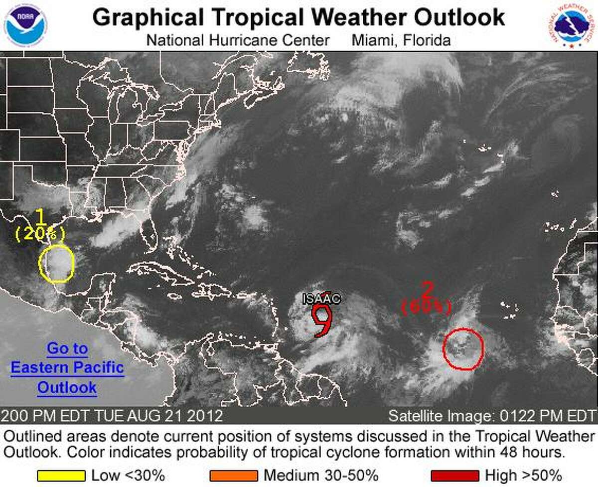 "Isaac" reaches 40 mph