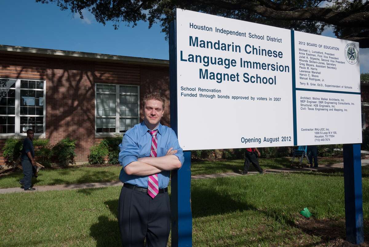 Bryan Bordelon is principal at Gordon Elementary, the new Mandarin Chinese Language Immersion Magnet School. Photo by R. Clayton McKee