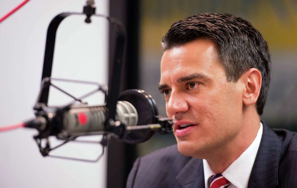 U.S. Rep. Kevin Yoder, R-Kan., apologizes on the radio to his constituents for skinny-dipping in the Sea of Galilee during a trip to the Mideast. last summer. August. (AP Photo/The Kansas City Star, David Eulitt)