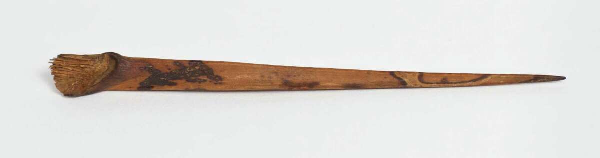 A rare wooden stylus from the region of the Dead Sea, part of Southwestern Seminary s Dead Sea Scrolls collection, is one of many artifacts featured in Dead Sea Scrolls & the Bible.