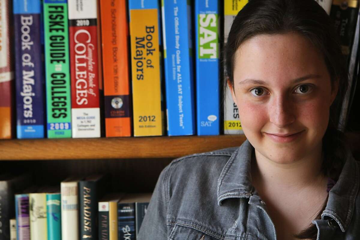 Amelia Roskin-Frazee started an organization that sends books on LGBT themes to schools and homeless shelters. Amelia is seen at her home on Wednesday, July 25, 2012, in San Francisco, Calif.