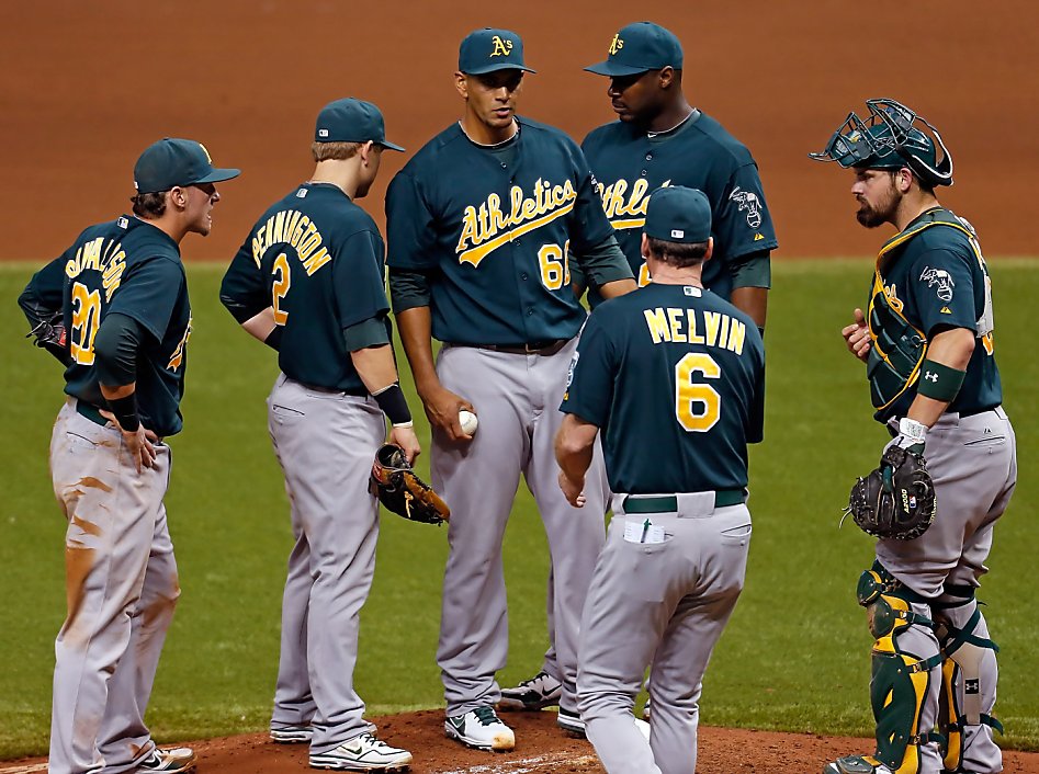 A's Ross sent down after shaky start