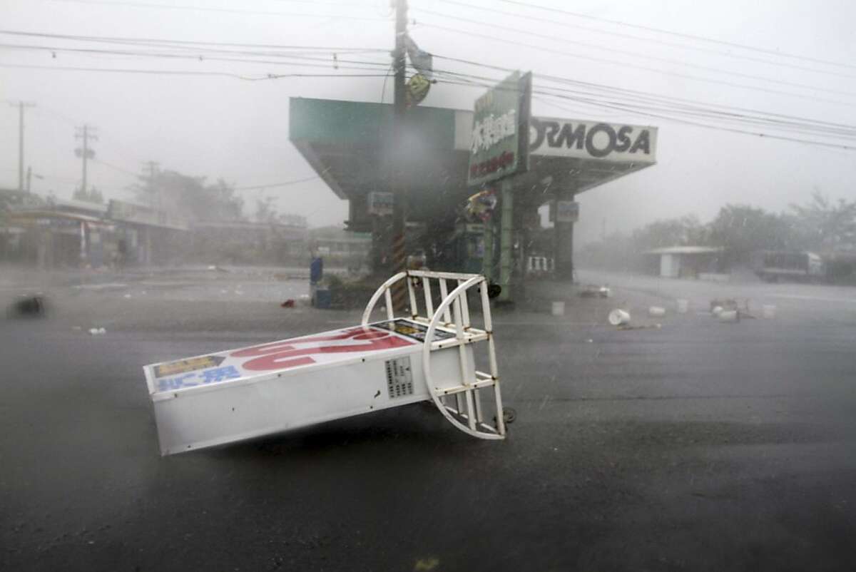 Taiwan Soaked, But Bigger Typhoon Aims At Okinawa