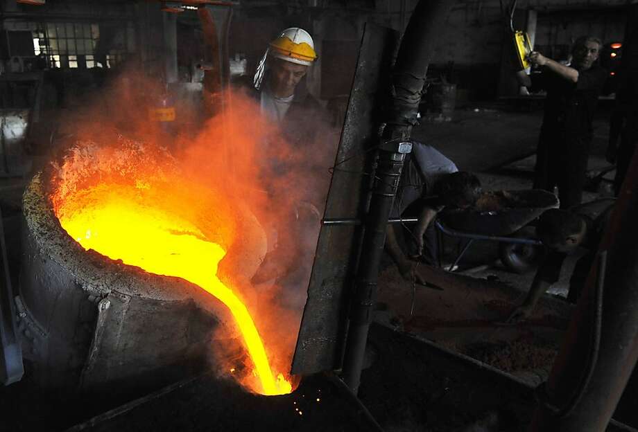 Smelting copper in Serbia as prices decline - SFGate