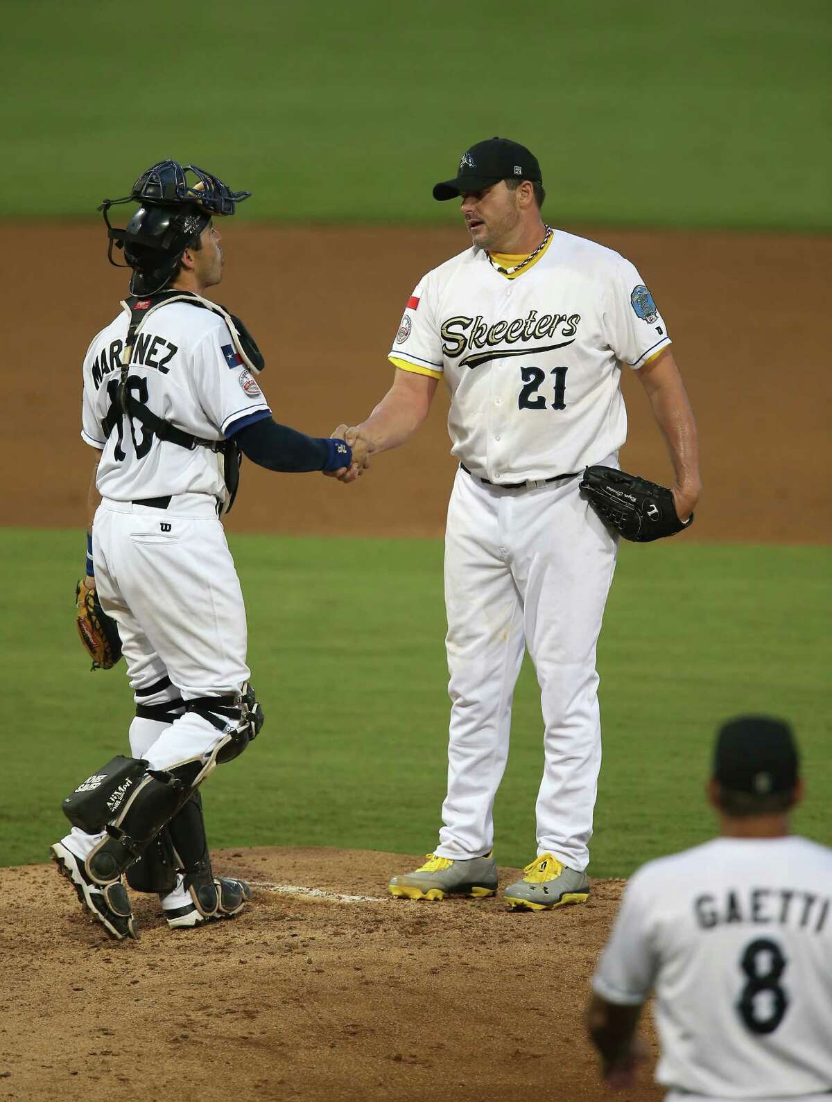 Roger Clemens back on the mound at age 50