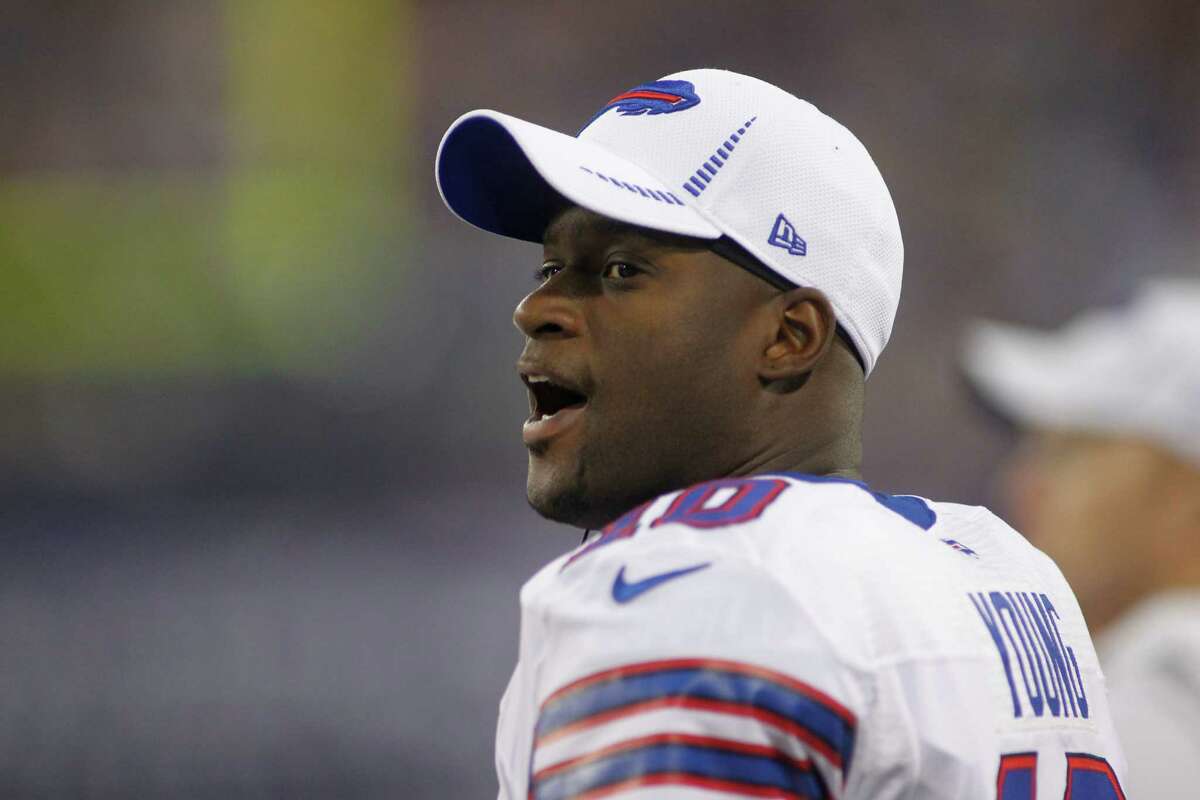 Former Bills QB Vince Young was 12-of-26 passing with two picks in a preseason loss to the Steelers on Saturday night.