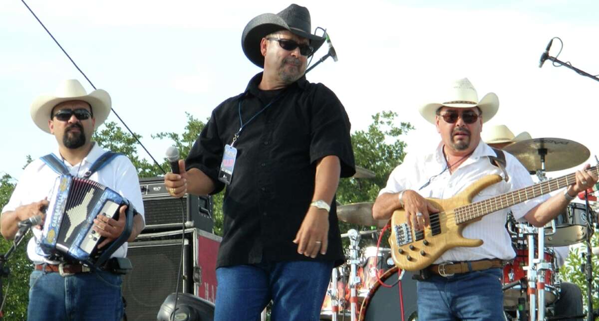San Antonio Tejano band Maravia includes from left Jerry Fuentes, Joe Gutierrez and Greg Palacios. They're playing at the Tejano Fan Fair 2012