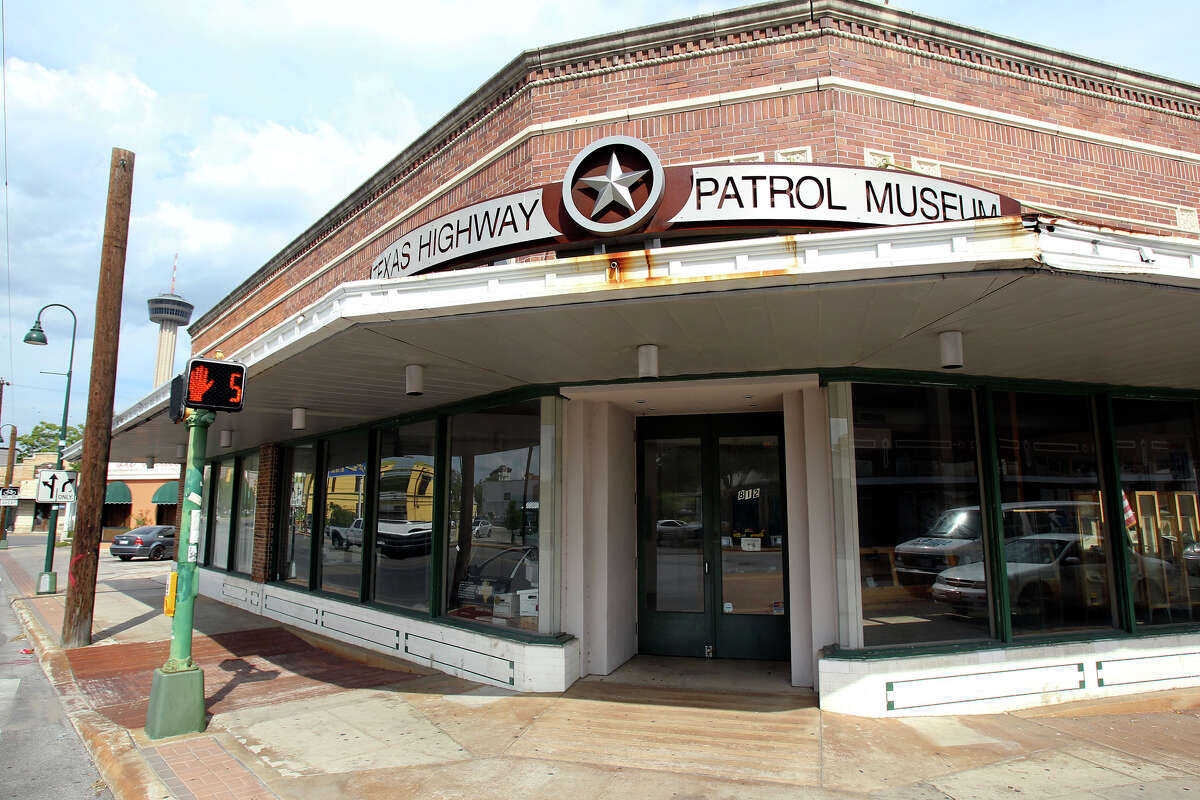 Doors remained closed at the Texas Highway Patrol Museum on South Alamo on August 28, 2012.