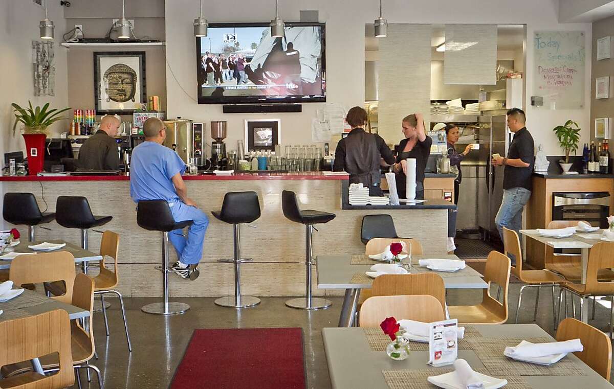 The interior of at Saba Vietnamese Cafe in Redwood City, Calif., is seen on Thursday, August 23rd, 2012.