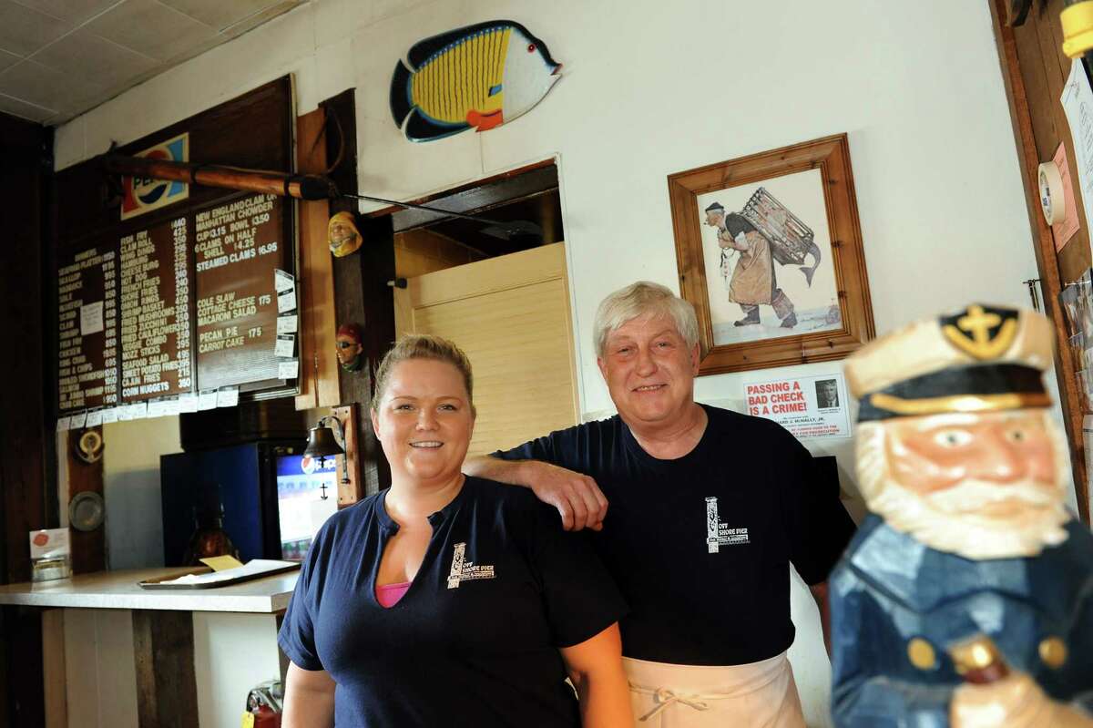 Owner David Meisner, right, and his daughter, Rachel, who's worked at the restaurant from the age of 12, on Tuesday, Aug. 28, 2012, at Off Shore Pier Restaurant in East Greenbush, N.Y. (Cindy Schultz / Times Union)