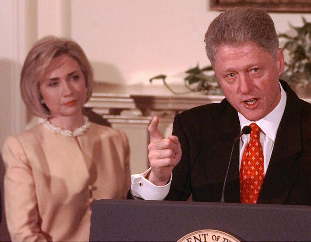 Portrait Of A Mystery Where S Clinton Wedding Ring Houston Krt News Story Slugged Clinton Photograph By Chuck Kennedy Krt16 Washington