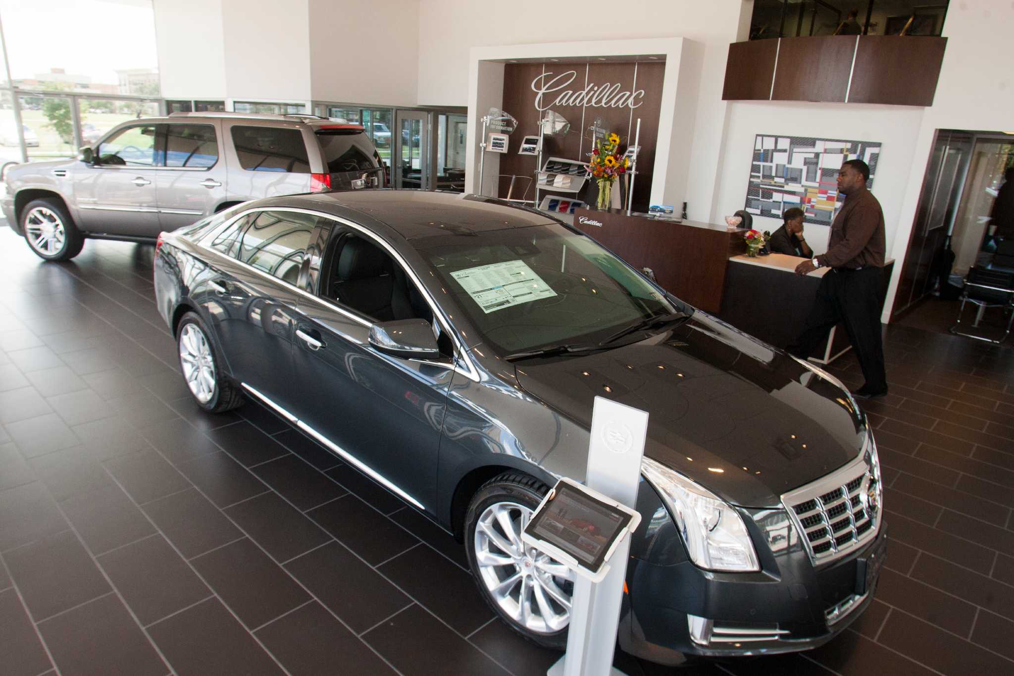 At dealerships, showrooms are as new as the vehicles