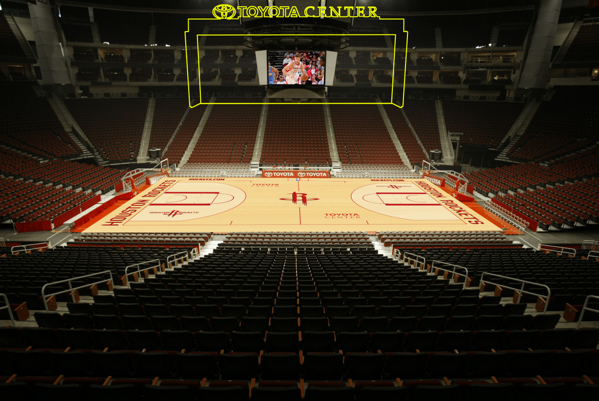 Toyota Center to install huge high-definition video screens