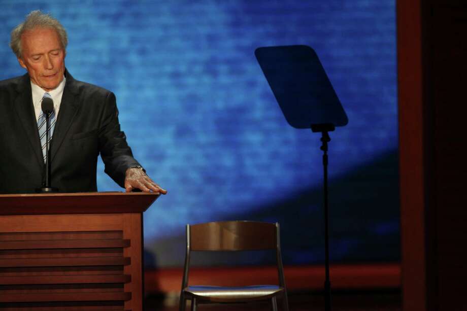 Eastwood S Empty Chair Emerges As Powerful Symbol San Antonio