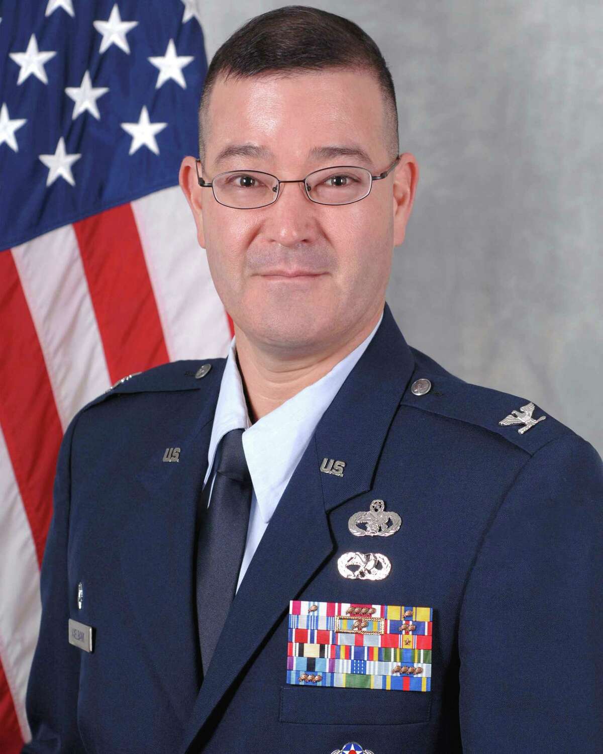 Col. Eric Axelbank, seen in an undated USAF courtesy photo accessed Tuesday Sept. 4, 2012, is a 1990 distinguished graduate of the Air Force ROTC program and a 2003 distinguished graduate of the Air Command and Staff College, according to his published bio. A career Logistics Readiness Officer, he has served in a broad range of logistics readiness, aircraft maintenance and personnel assignments at the joint, headquarters Air Force, center and wing levels. The 37th Training Wing is Colonel Axelbank's fourth command position, having commanded three times prior within the U.S. Air Forces in Europe and the Pacific Air Forces theaters. Before arriving at Lackland Air Force Base, Texas, Colonel Axelbank served as the Vice Commander, 65th Air Base Wing, Lajes Field, Azores, Portugal.