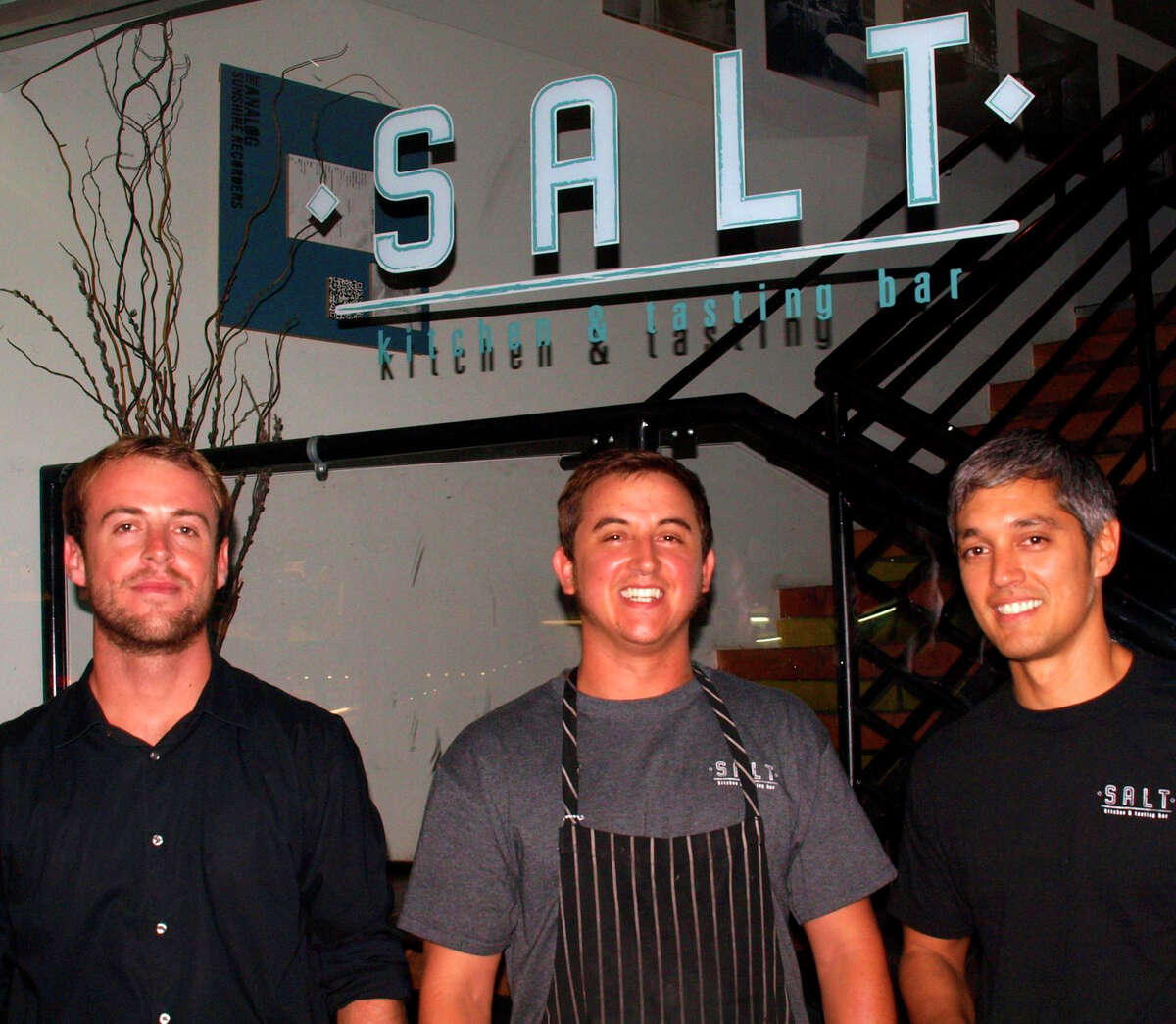 Left to right its Julian, Quinten, and Danny from Salt Kitchen and Tasting Bar
