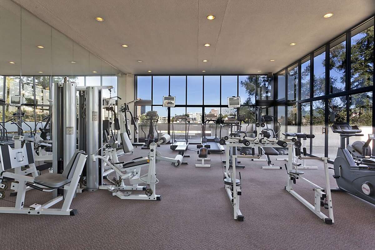 Among the traditional conveniences of tower living, the fitness center provides cardiovascular and strength training equipment - in addition to more exceptional views.