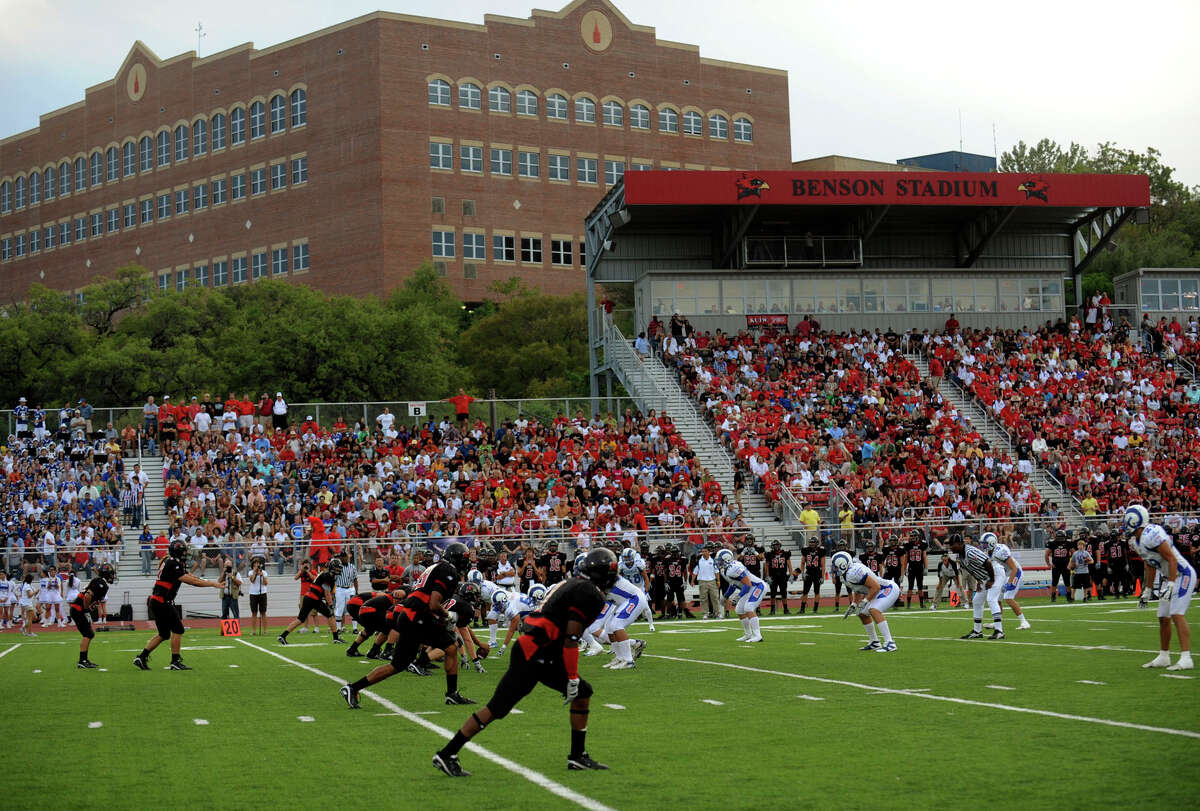 Incarnate Word's stadium is named for local philanthropists Gayle and Tom Benson. The football team is a recent addition to the school's athletic program. The school awarded its first athletic scholarship in 1986 to John Valdivia, a baseball pitcher from Highlands High School.