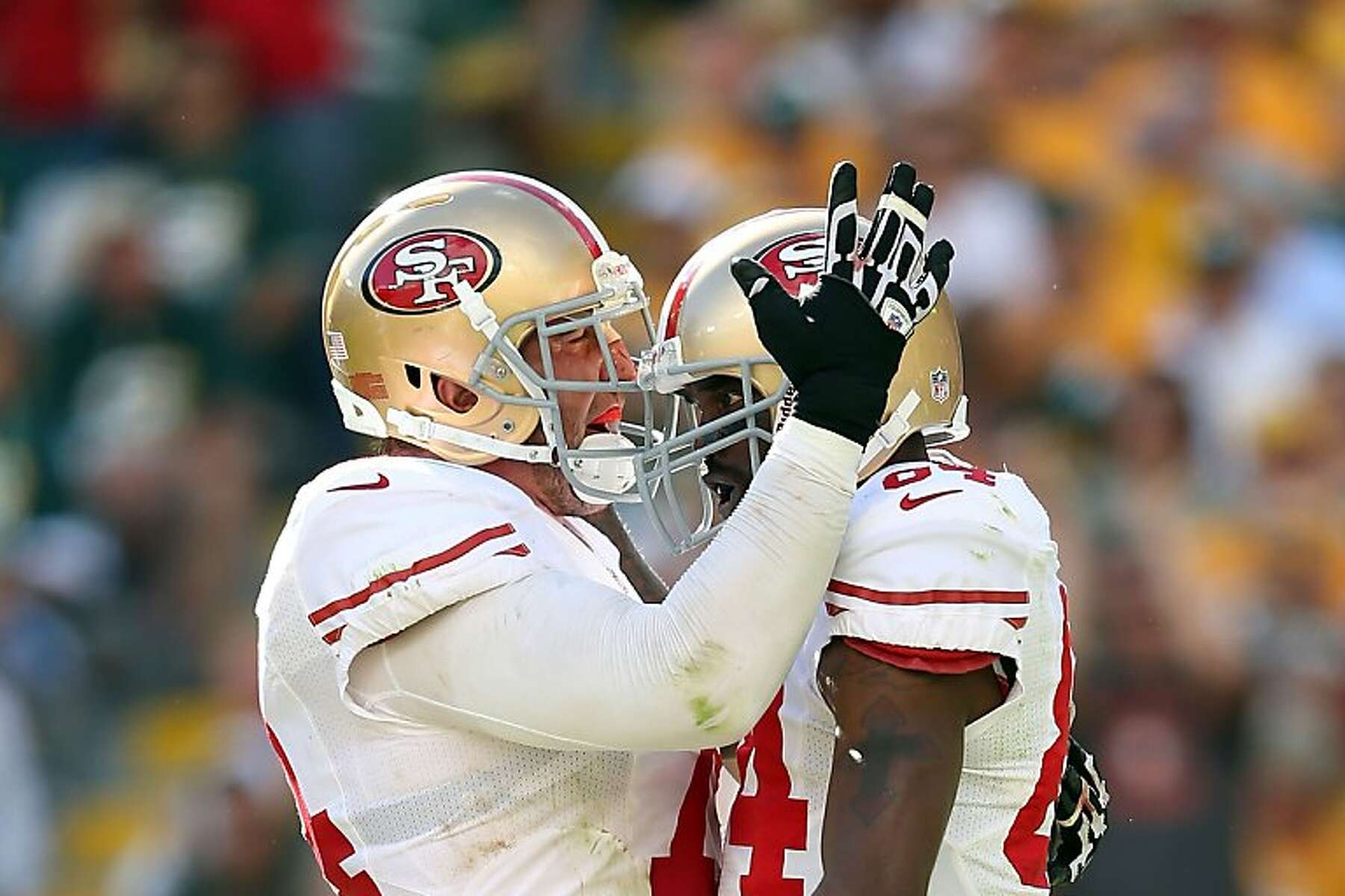 Randy Moss, San Francisco 49ers vs. Green Bay Packers at La…