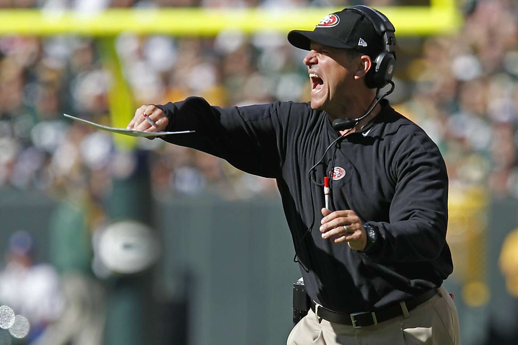 49ers head coach Jim Harbaugh has procedure for irregular