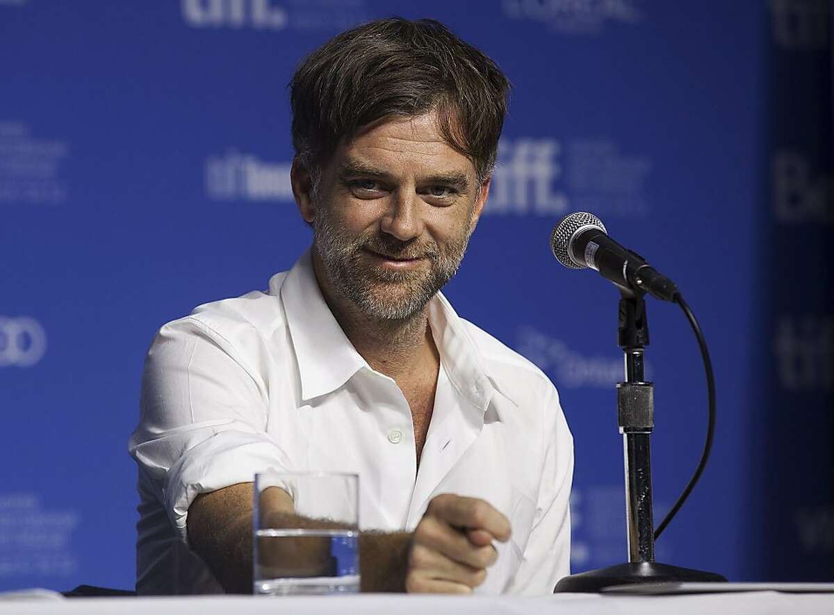Director Paul Thomas Anderson attends at a press conference for their new movie "The Master" at the 2012 Toronto International Film Festival in Toronto on Saturday, Sept. 8, 2012. (AP Photo/The Canadian Press, Michelle Siu)