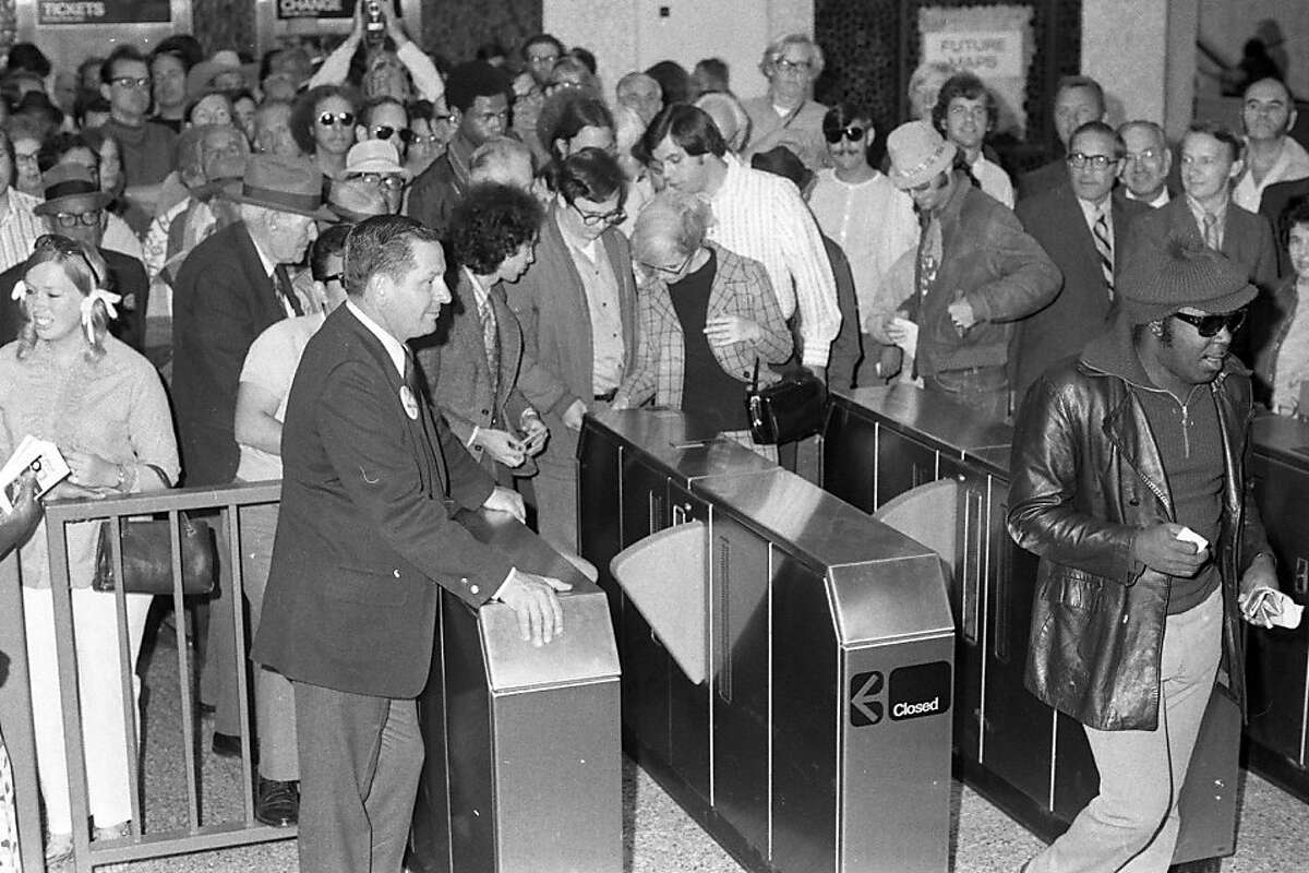 Here's what BART looked like on the original 1972 opening day