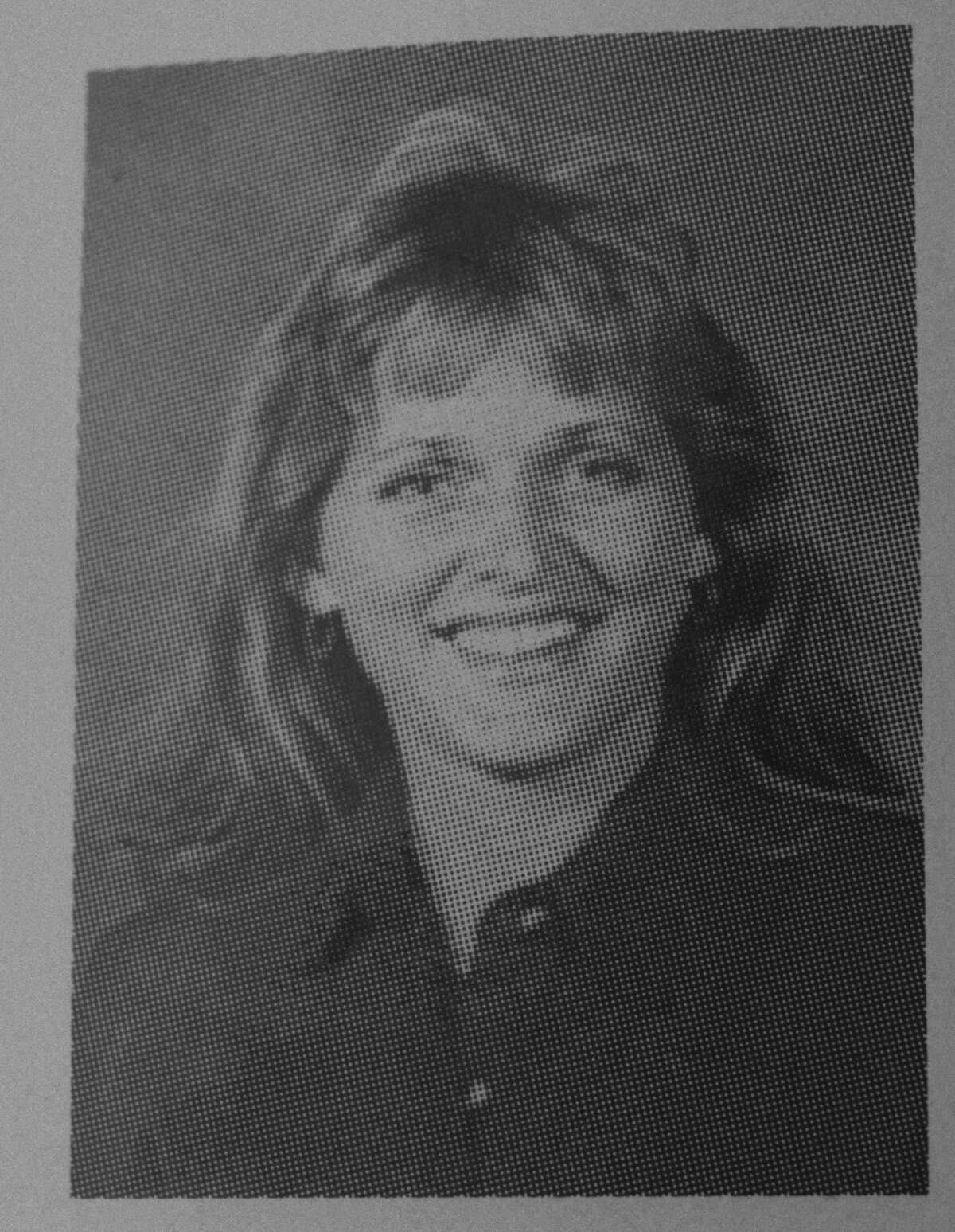 Yearbook photo of Belinda Temple, a teacher at Katy High School.