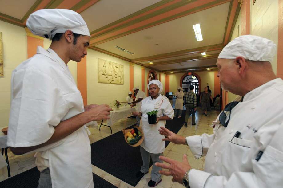 chef paul moyer, culinary arts instructor at the abrookin