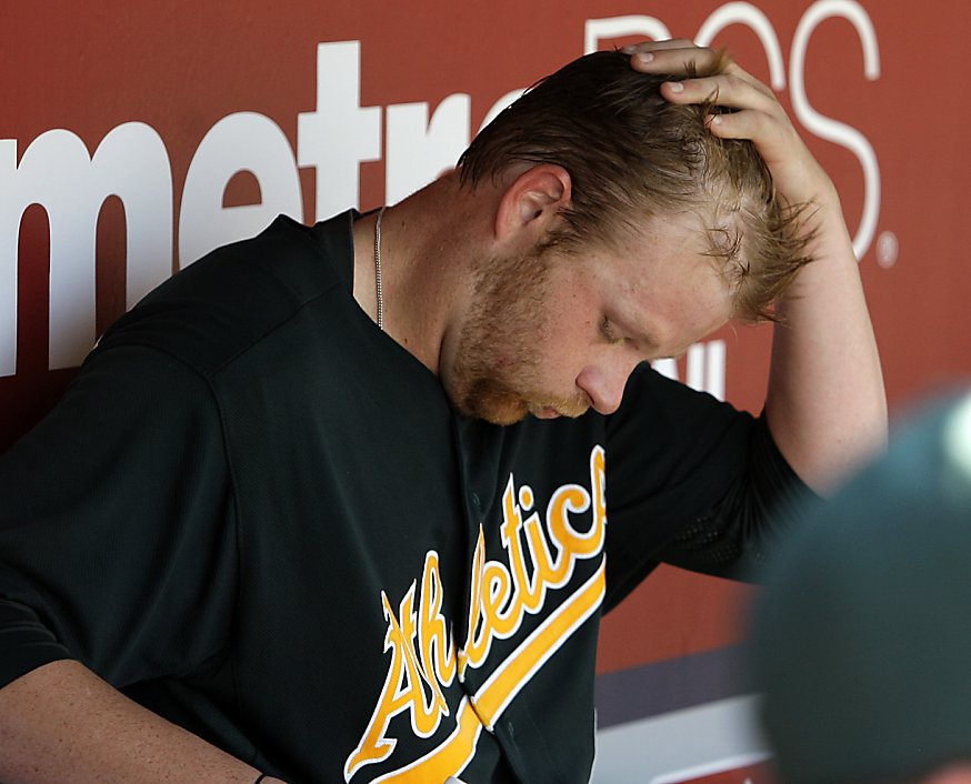 A's Anderson no longer untouchable