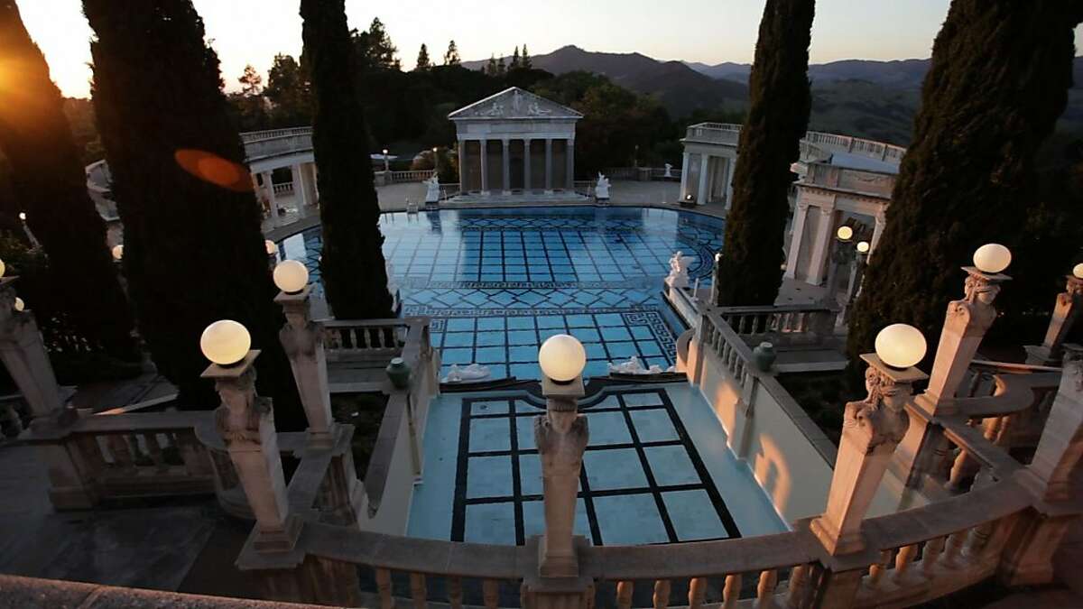 The Neptune Pool at W.R. Hearst's Castle at San Simeon.