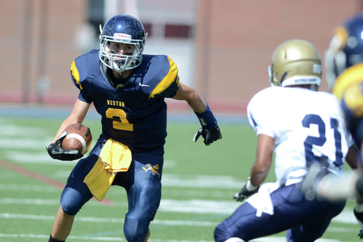 Weston football rolls past Notre DameFairfield in opener
