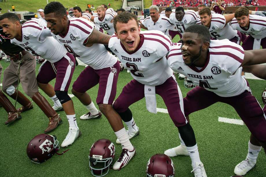 Manziel Mans Up In Blowout Of Smu Houston Chronicle