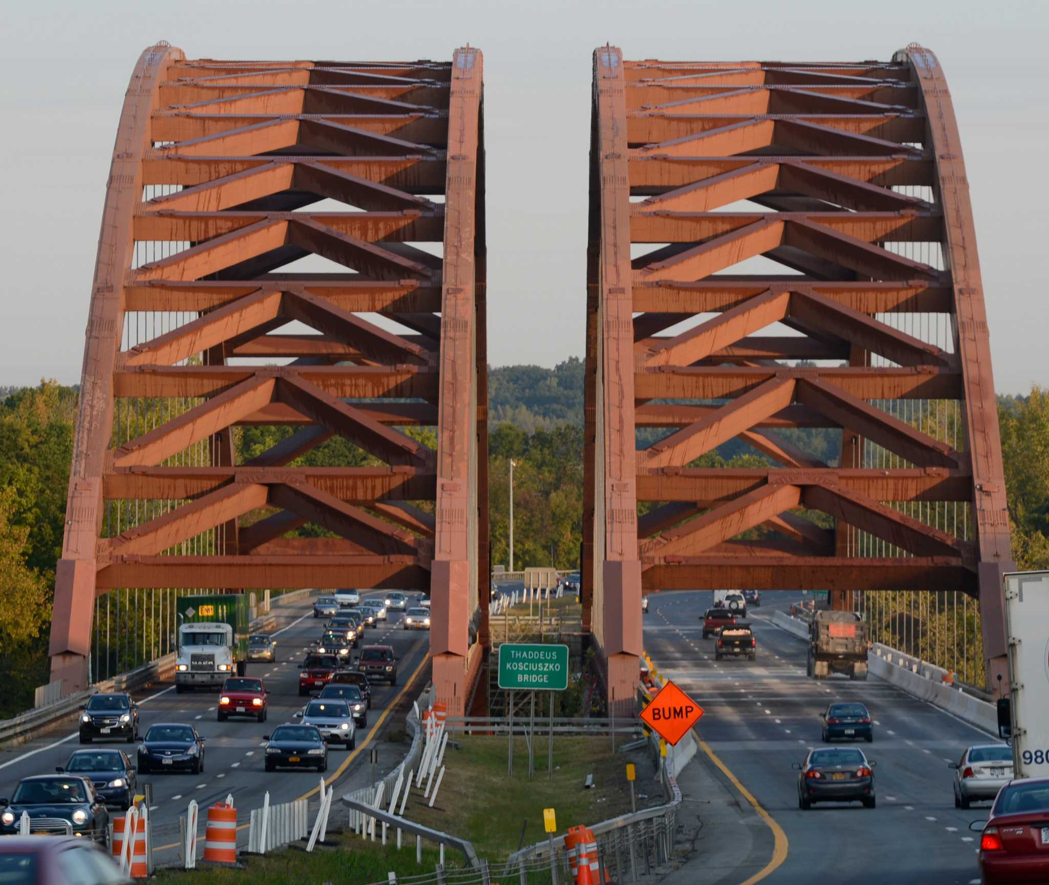 Twin Bridges open for Monday commute