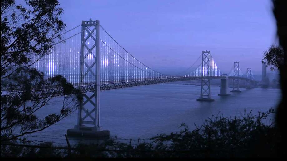 Bay Bridge to beam vivid light sculpture SFGate