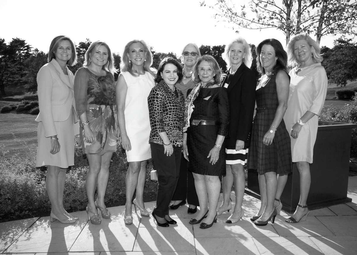 The YWCA of Greenwich recently honored outstanding women volunteers with the 2012 YWCA Spirit of Greenwich Award. Pictured here are honorees (front row from left) Robbie Kestnbaum and Barbara Netter; and back row from left, Sally S. Michler, Rachel K. McAree, Alease Fisher Tallman, Kathy Barba, Patricia Burns, Nancy Margolis Risman and Suzanne Frank.