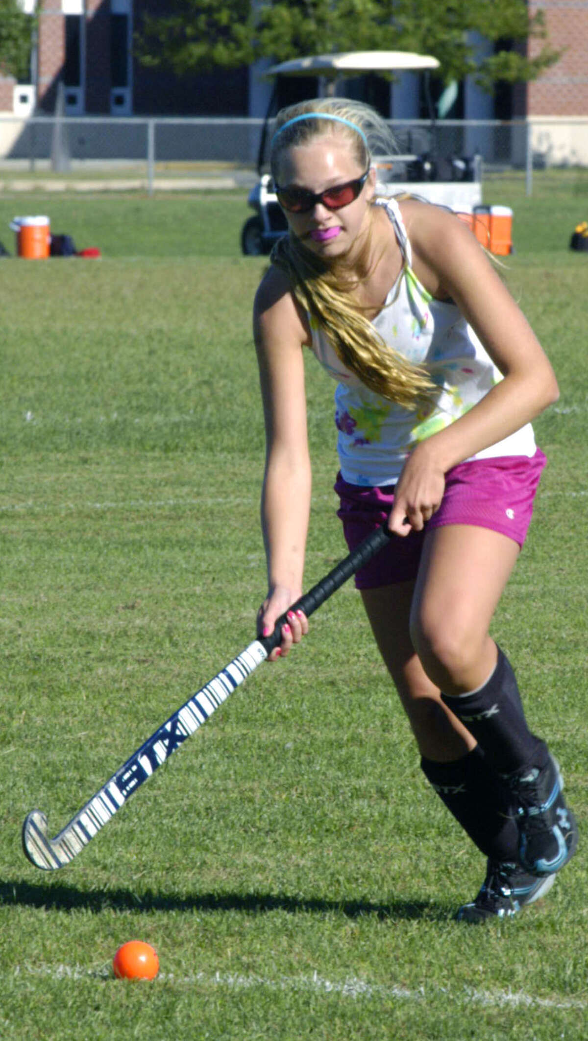 Lauren McLachlan of New Milford High School field hockey, September 2012